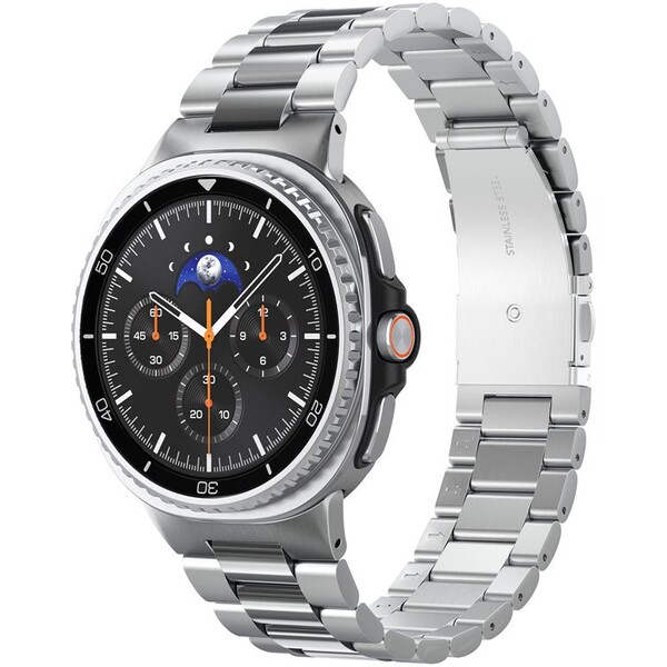 E-shop Spigen Modern Fit 316L remienok Samsung Galaxy Watch8 (40/44/46mm) strieborná