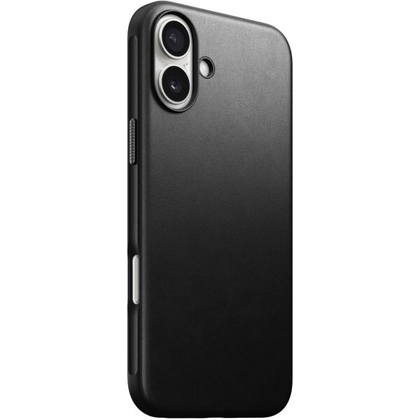 Nomad Modern Leather Case MagSafe kryt iPhone 16 Plus čierny