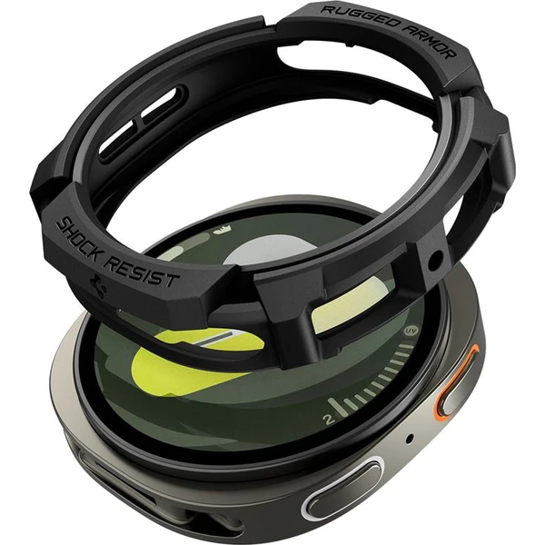 Spigen Rugged Armor kryt Galaxy Watch8 (40mm) matne čierny - Puzdra - Obrázok 43994218f45a424cb68032dbce998f5d