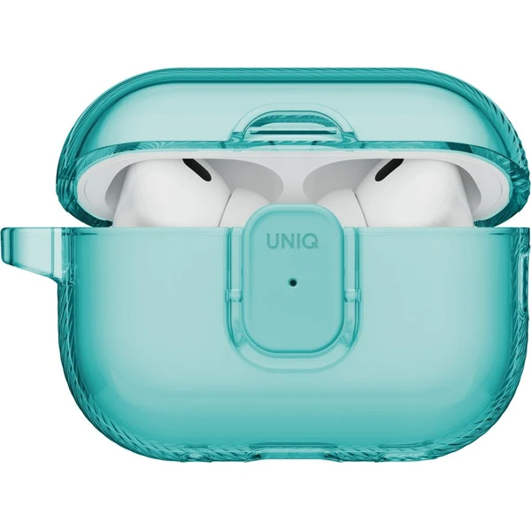UNIQ Glase Pro Lock Case púzdro AirPods Pro 3 tyrkysové - Puzdra - Obrázok 439a467ee4ac404c9ab61fb07203cb2b