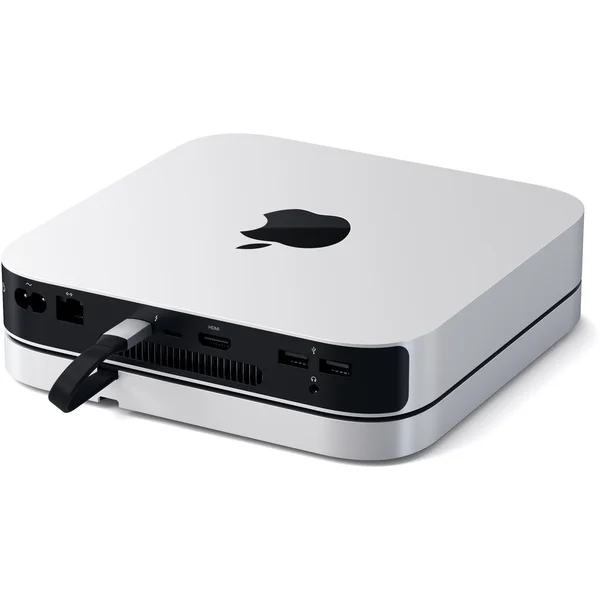 Satechi Aluminium Type-C Stand and Hub pre Mac Mini strieborný - USB huby - Obrázok 43CT000501
