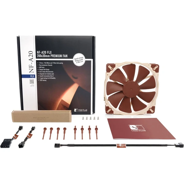 Noctua NF-A20-FLX - Ventilátory pre PC - Obrázok 43D3000O01
