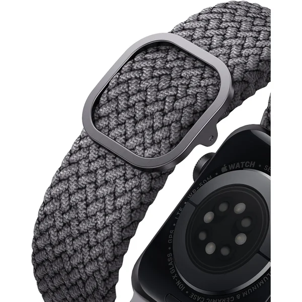 UNIQ Aspen Braided remienok Apple Watch 42/41/40/38mm sivý - Remienky - Obrázok 43LP600301