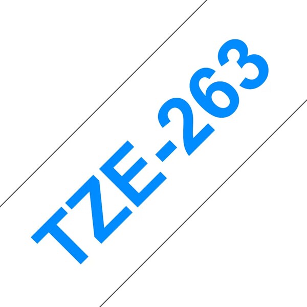 Brother TZe-263 páska modrá na bielom 36 mm