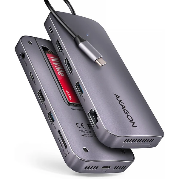 AXAGON HMC-12GM2 12v1 USB-C húb - Dokovacie stanice - Hlavný obrázok