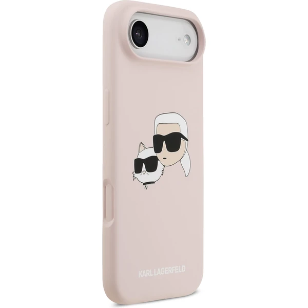 Karl Lagerfeld Liquid Silicone Double Heads MagSafe kryt iPhone Air ružový - Puzdra - Obrázok 43c1e910c25e4cf49469e0326146364e