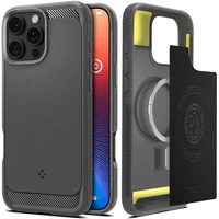 Spigen Rugged Armor MagSafe kryt iPhone 16 Pro gray - Puzdra