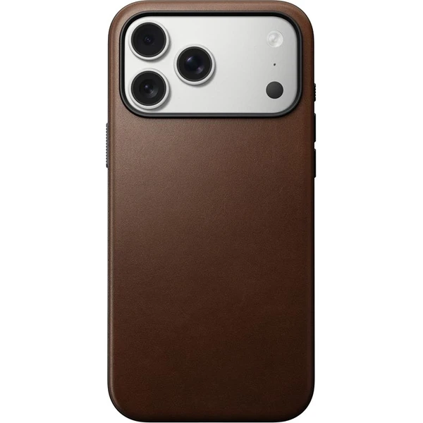 Nomad Modern Leather Case MagSafe kožený kryt iPhone 17 Pro Max Brown - Puzdra - Obrázok 43e4196212664ec5b6d99eddafcbb7f3