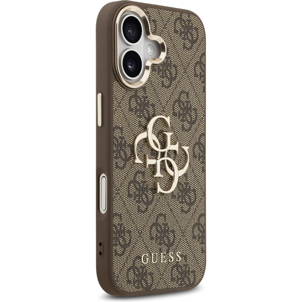 Guess PU Leather 4G Metal Logo Gold Frame MagSafe kryt iPhone 17 hnedý - Puzdra - Obrázok 43e759c94000449e8ffc22f5d0505285