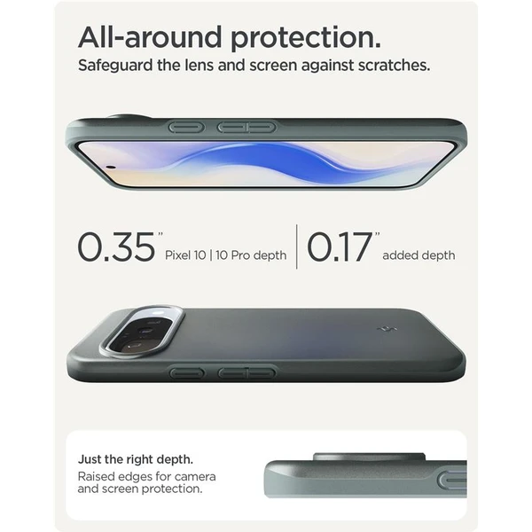 Spigen Thin Fit MagSafe kryt Google Pixel 10/10 Pro zelený - Puzdra - Obrázok 43f55e357aba4997b111f502f97f19f6