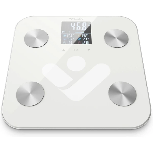 TrueLife FitScale W6 BT múdra váha biela - Inteligentné váhy - Obrázok 4401000J01