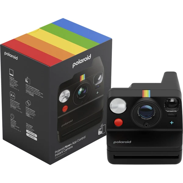 Polaroid Now+ Gen 3 Black - Fotoaparáty - Obrázok 445D000K01