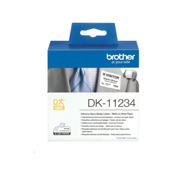 Brother DK11234 samolepiace štítky biele 60 mm x 86 mm - Pásky pre štítkovače - Obrázok 4478673b48f7482e9cbcc0940417ba54