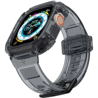 Spigen Rugged Armor Pro kryt s remienkom Apple Watch Ultra 2/Ultra 49mm dymový - Puzdra