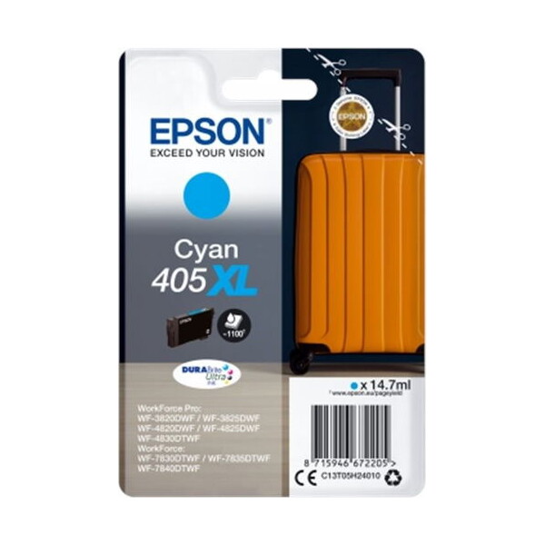 Epson 405XL Suitcase DURABrite Ultra azúrový