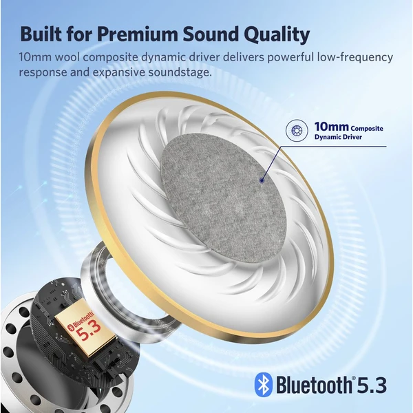 EarFun Air 2 bezdrôtové slúchadlá TW210B TWS čierna - Slúchadlá - Obrázok 44B2000J01