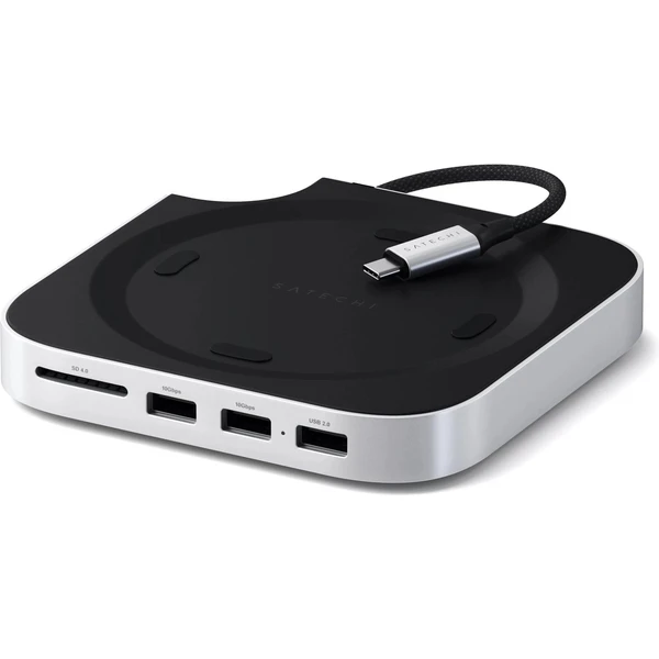 Satechi Mac Mini M4 Stand & Hub s SSD Enclosure biely - USB huby - Hlavný obrázok