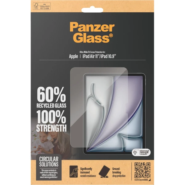 PanzerGlass Platinum tvrdené sklo iPad Air 11" (2024/2025)/iPad 10.9"/iPad 11" (2025) - Ochranné fólie a sklo - Obrázok 44CD000O01