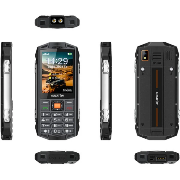 ALIGATOR R45 eXtremo čierno-oranžový - Mobilné telefóny - Obrázok 44D8000L01