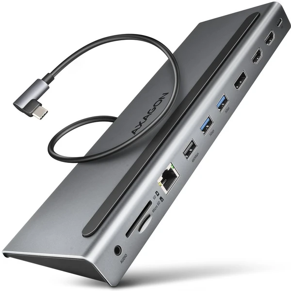 AXAGON HMC-4KX3 6v1 USB-C húb - Dokovacie stanice - Hlavný obrázok
