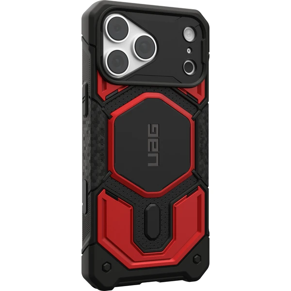 UAG Monarch Pro MagSafe kryt iPhone 18 Pro Max/17 Pro Max čierny/červený - Puzdra - Obrázok 44a0ba79c3a04befa6cbce401f1787d7