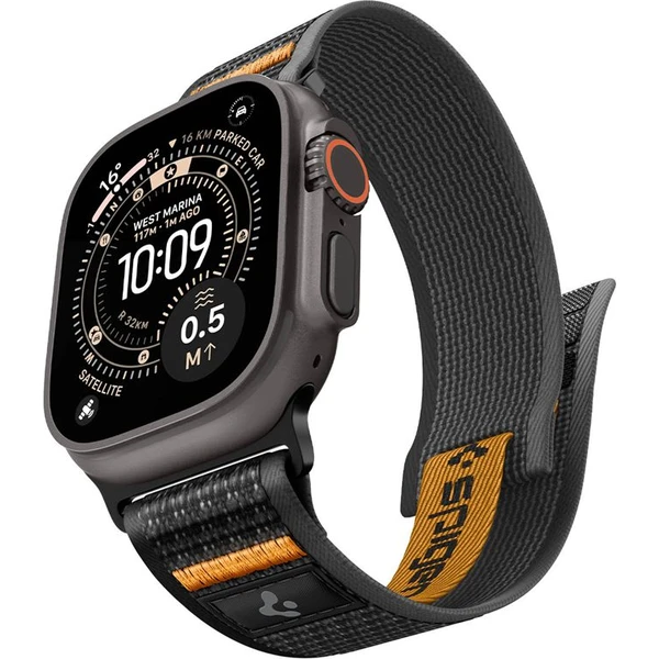 Spigen Athlex Air 2 Active remienok Apple Watch 49/46/45/44mm čierny/oranžový - Remienky - Obrázok 44c3c13a81bb410e8bd10951372e6b02