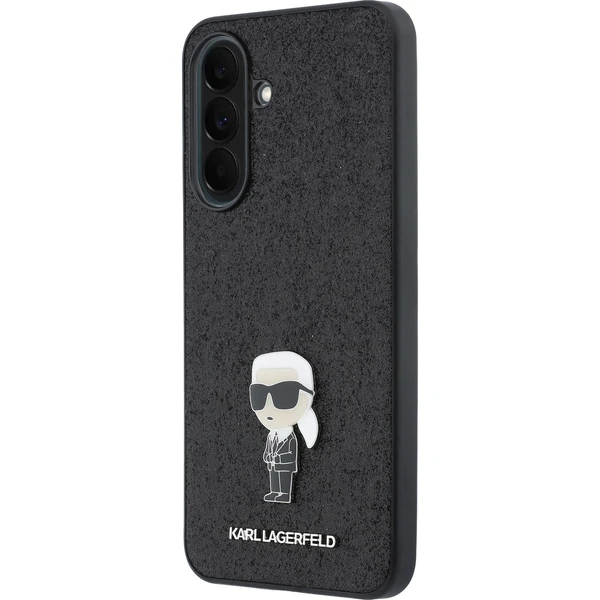 Karl Lagerfeld Fixed Glitter Metal Ikonik kryt Samsung Galaxy A37 čierny - Puzdra - Obrázok 44d5f50c2ab44e879308c5df1b5ebd11