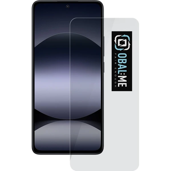 OBAL:ME 2.5D tvrdené sklo Xiaomi Redmi Note 14 4G/5G/14S/Poco M7 Pre 5G číre - Ochranné fólie a sklo - Hlavný obrázok
