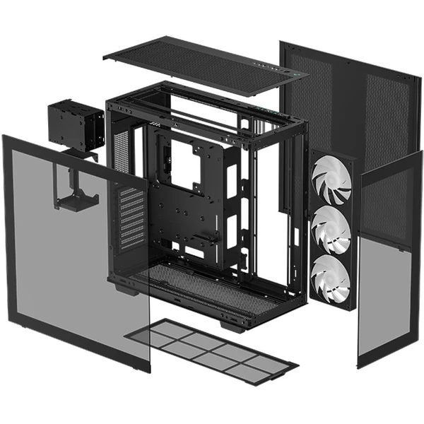 DEEPCOOL CH780 ARGB čierna - Počítačové skrine - Obrázok 4518000N01