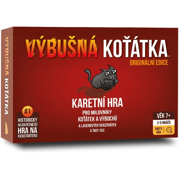 Výbušné mačiatka - Kartové hry - Hlavný obrázok
