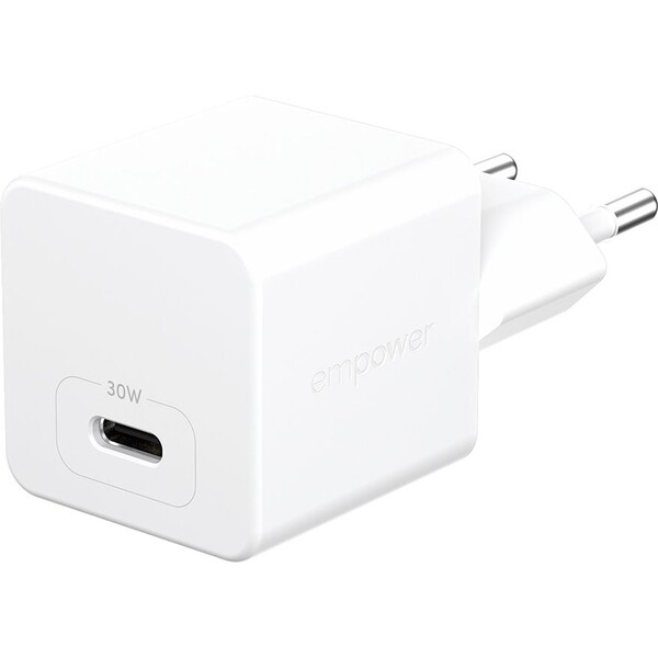 E-shop PanzerGlass® empower nabíjačka Turbo GaN (30 W) 1x USB-C, biela