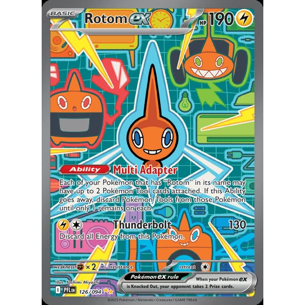 Rotom ex (PFL 126) - Phantasmal Flames [Holo] - Kusové karty - Hlavný obrázok