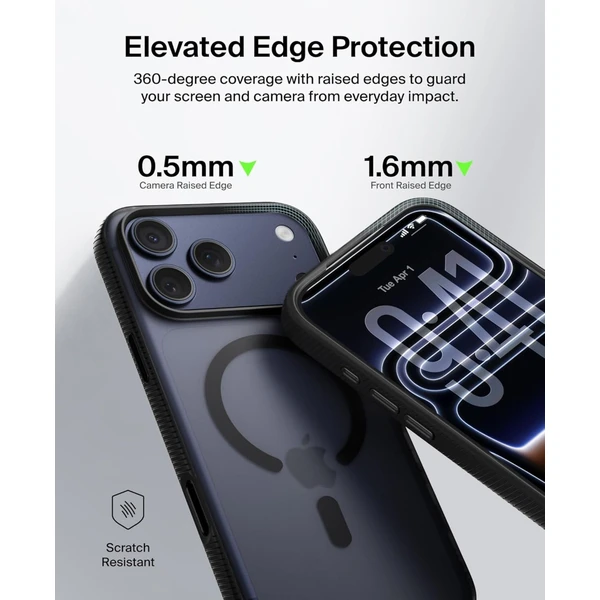Belkin SheerForce Grip MagSafe kryt iPhone 17 Pro Max námornícky modrý - Puzdra - Obrázok 45CN000K01