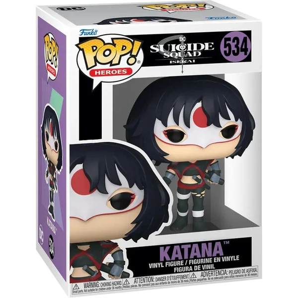 Funko POP! #534 Animation: DC The Suicide Squad Isekai - Katana - Funko POP! - Obrázok 45DE000L01