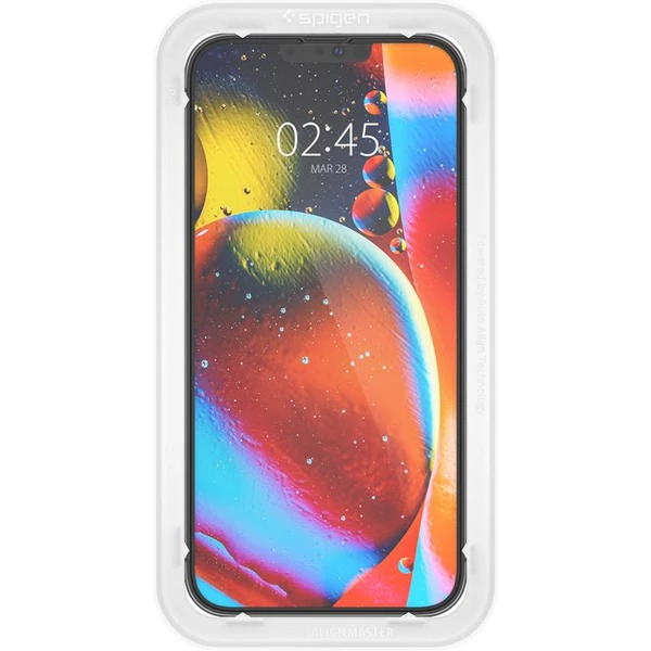 Spigen tR Align Master tvrdené sklo 2ks iPhone 14 Plus/13 Pro Max čierne - Ochranné fólie a sklo - Obrázok 45EWF00101