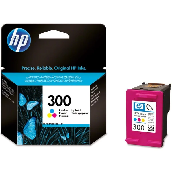 HP CC643EE č. 300 Viacfarebná originálna - Cartridge - Hlavný obrázok