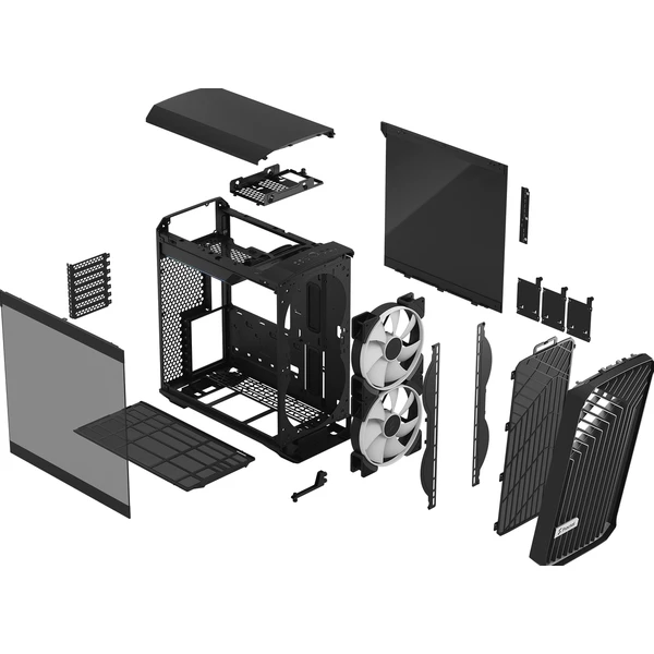 Fractal Design Torrent Compact RGB Black TG Light Tint - Počítačové skrine - Obrázok 45MA100501