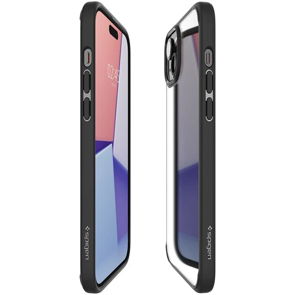 Spigen Ultra Hybrid kryt iPhone 15 matne čierny - Puzdra - Obrázok 45T8000601