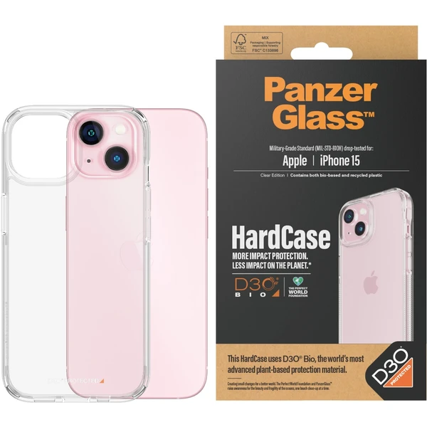 PanzerGlass HardCase D3O Apple iPhone 15 - Puzdra - Obrázok 45TS100501