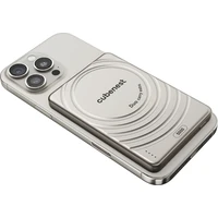 CubeNest S1B3D Slim MagSafe powerbanka (5000 mAh) prírodný titán - Powerbanky