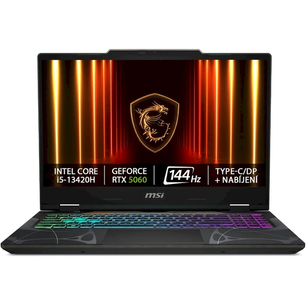 MSI Cyborg 15 (B13WFKG-478XCZ) RTX 5060 čierny - Notebooky - Hlavný obrázok