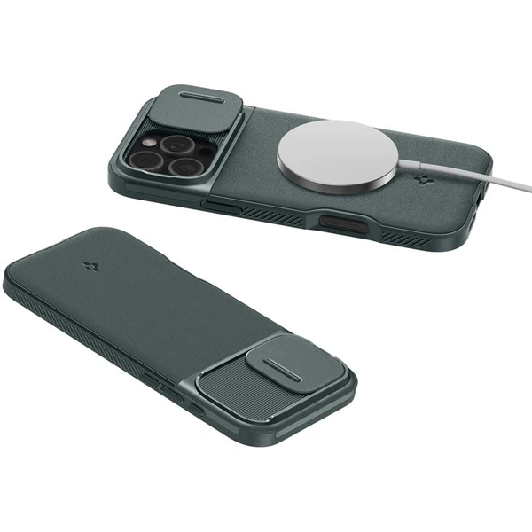 Spigen Optik Armor MagSafe kryt iPhone 16 Pro abyss green - Puzdra - Obrázok 45a400d7d87343e5b0171c3ea4d5047b