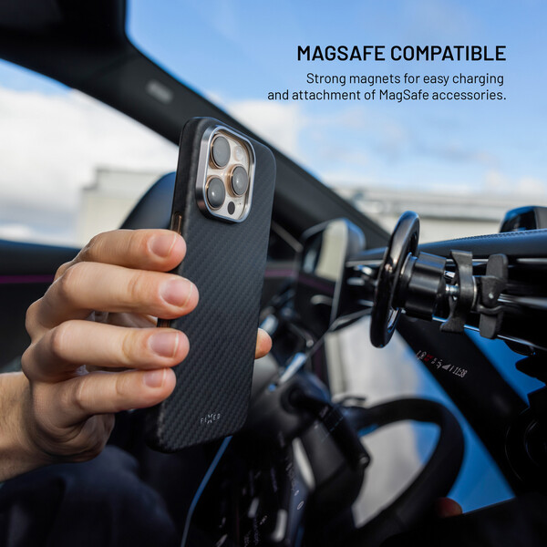 Aramidový zadný kryt FIXED MagVelar s podporou MagSafe pre Apple iPhone 18 Pro, čierny - Puzdra - Obrázok 45b56f175c774fe9843656fe211675e4