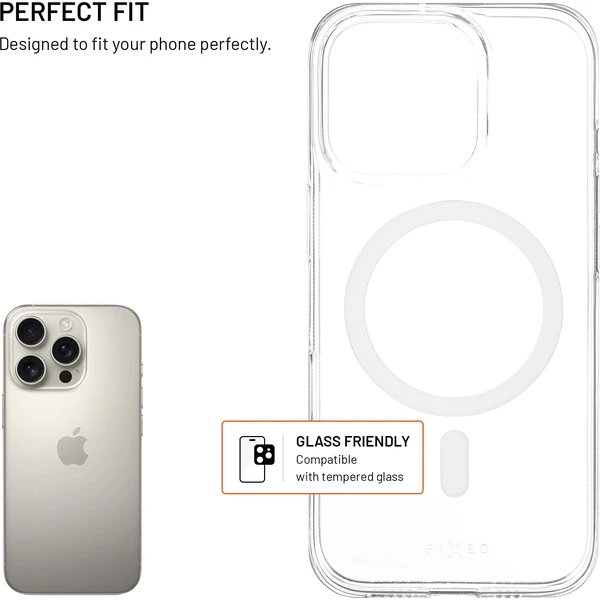 TPU gélový kryt FIXED MagStory AntiUV s podporou MagSafe pre Apple iPhone 16 Pro, číry - Puzdra - Obrázok 45b70ae964e54d09856b8b02340fe617