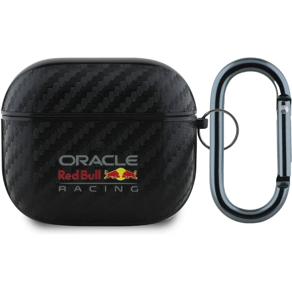 Oracle Red Bull Racing PU karbónové puzdro AirPods 3 čierne - Puzdra - Hlavný obrázok
