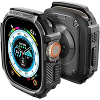 Spigen Rugged Armor kryt Apple Watch Ultra 3/2/1 (49mm) čierny - Puzdra