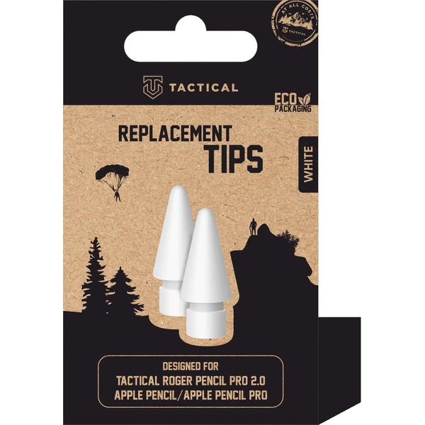 Taktické hroty Roger Pencil Pro 2.0/Apple Pencil náhradné hroty biele (2 ks) - Náhradné diely - Obrázok 45ea3d62ea4f42738568660c705caa5e