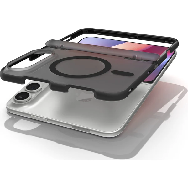 Spigen Ultra Hybrid Pro MagSafe kryt iPhone Duo frost black - Puzdra - Obrázok 45f20a48cfb449f688f40e7ac8403494