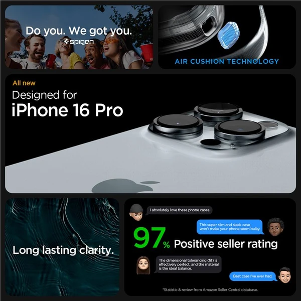 Spigen Ultra Hybrid kryt iPhone 16 Pro frost clear - Puzdra - Obrázok 46043e2f4b4d417daad15b71ce393987