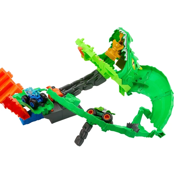 Hot Wheels MONSTER TRUCKS Mattel - Dráha Dračia Skaza - Hračky - Obrázok 460J000K01